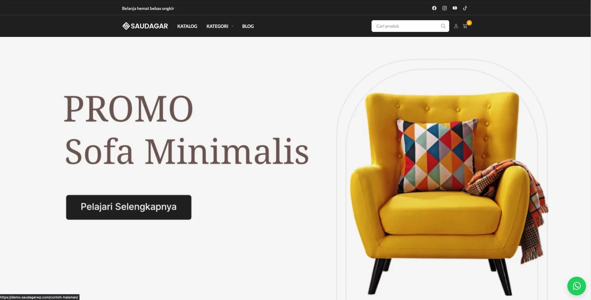 Template WordPress Furniture